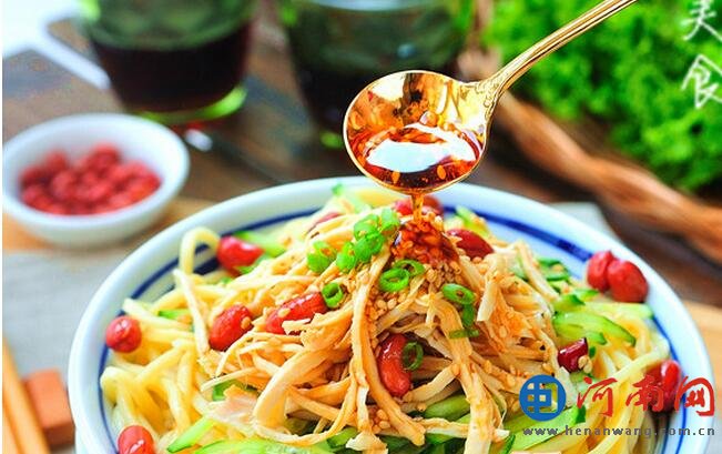 夏日美食河南——弹牙凉面